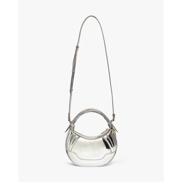 Casablanca Silver Biker Bag | Shoulder & Crossbody Bags | Coveti