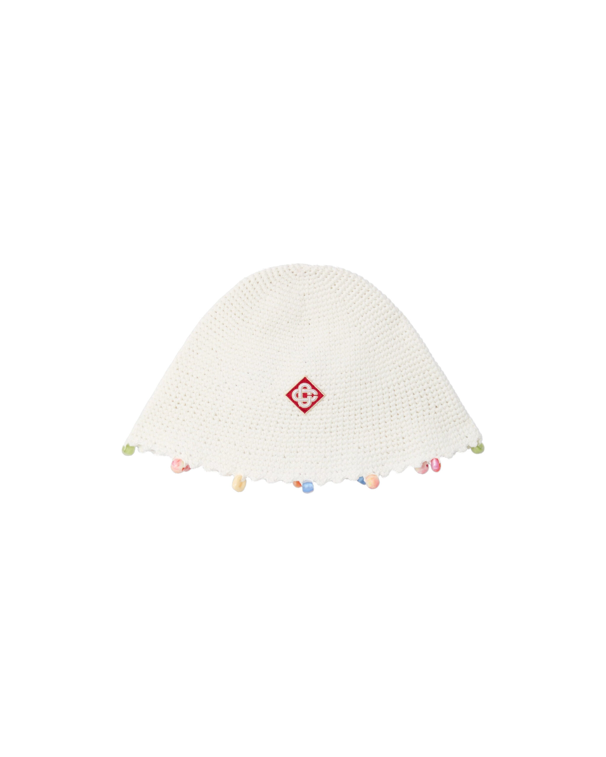 Casablanca White Beaded Crochet Hat Casablanca White Beaded Crochet Hat | Hats | Coveti