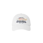 Casablanca White Casa Kaspia New York Embroidered Cap | Hats | Coveti