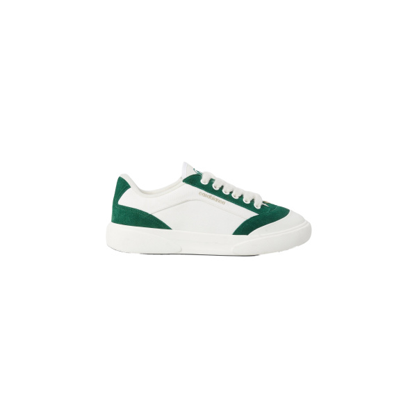 Casablanca White & Green Del Mar Sneaker | Sneakers | Coveti