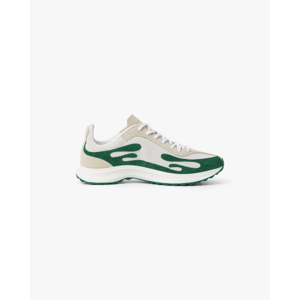 Casablanca White & Green Stade Sneaker | Sneakers | Coveti