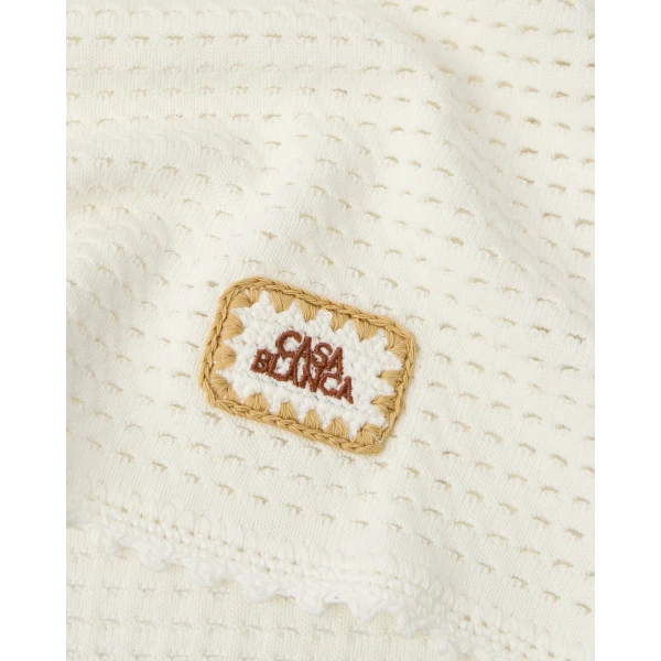 Casablanca White Lace Tuck Stitch Mini Skirt | Mini Skirt | Coveti