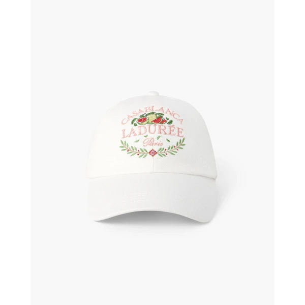 Casablanca White Ladurée x Casablanca Cap | Hats | Coveti
