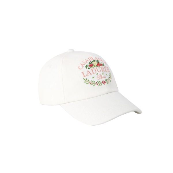 Casablanca White Ladurée x Casablanca Cap | Hats | Coveti