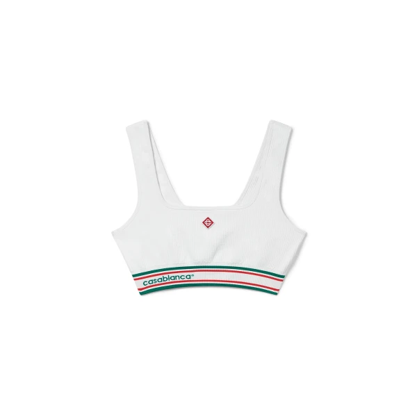 White Seamless Bralette