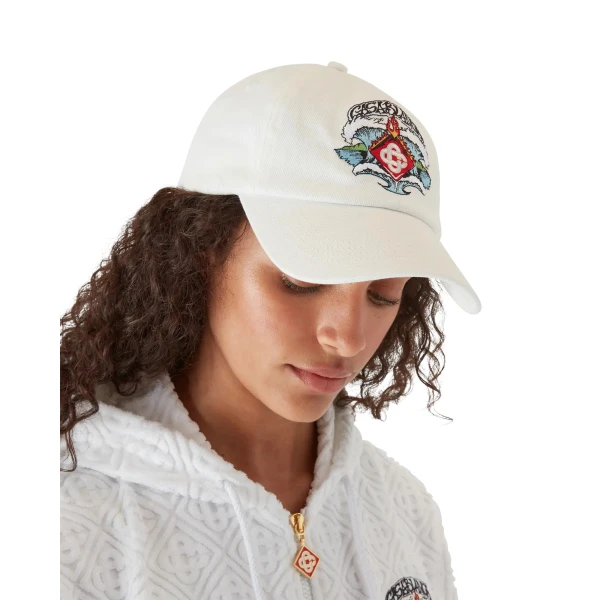 Casablanca White Waves Cap | Hats | Coveti