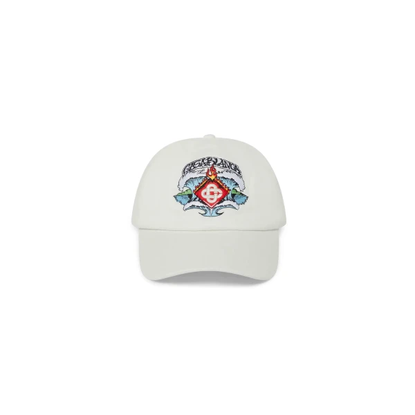 Casablanca White Waves Cap | Hats | Coveti