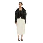 Christopher Esber Atlas Leather Jacket in Black | Leather Jackets | Coveti