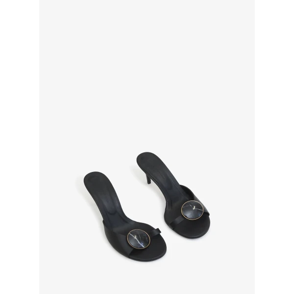 Christopher Esber Aura Quartz Mule in Black | Mules | Coveti