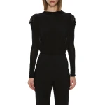 Christopher Esber Aurelia Sculpted Spiral Bodysuit in Black | Bodysuit | Coveti