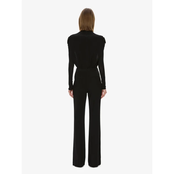Christopher Esber Aurelia Sculpted Spiral Bodysuit in Black | Bodysuit | Coveti
