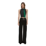 Christopher Esber Auto Upholstered Leather Trouser in Black | Pants | Coveti