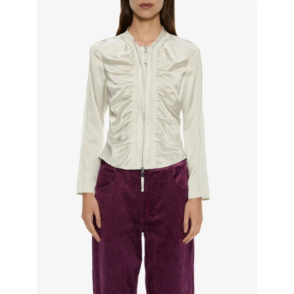 Christopher Esber Ava Sateen Corduroy Jean in Plum | Pants | Coveti
