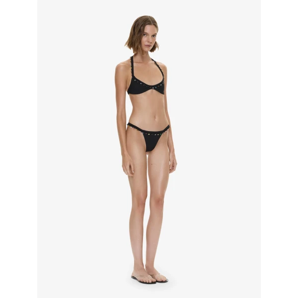 Christopher Esber Beach Quartz Low Brief in Black | Bikini | Coveti