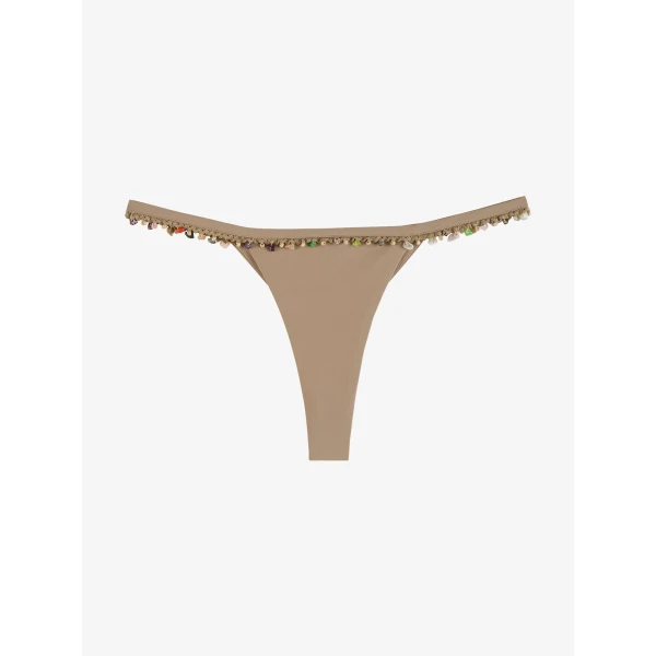 Christopher Esber Beach Quartz Low Brief in Terra | Bikini | Coveti
