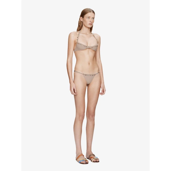 Christopher Esber Beach Quartz Minuscule Bikini Top in Terra | Bikini | Coveti
