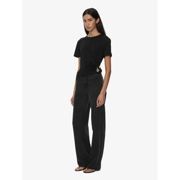 Christopher Esber Bree Quartz Tee in Black | T-shirts | Coveti
