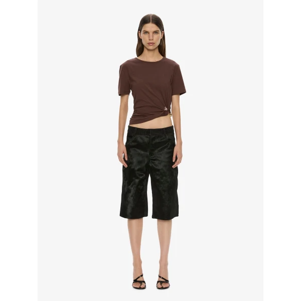 Christopher Esber Bree Quartz Tee in Puce | T-shirts | Coveti