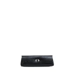 Christopher Esber Buki Embossed Clutch in Black | Clutch Bags | Coveti