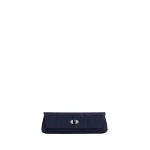 Christopher Esber Buki Moire Clutch in Ink | Clutch Bags | Coveti