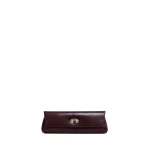 Christopher Esber Buki Patent Clutch in Barolo | Clutch Bags | Coveti
