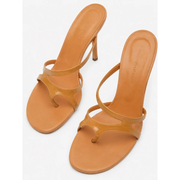 Christopher Esber Calathea Heel in Amber | Heels | Coveti