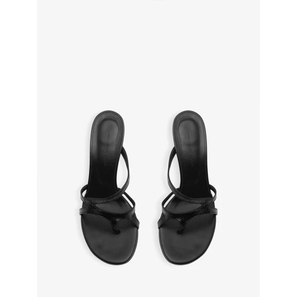 Christopher Esber Calathea Heel in Black | Heels | Coveti