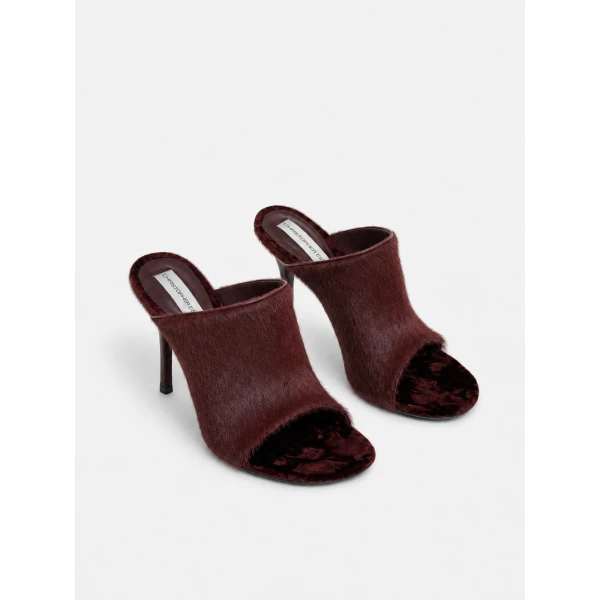 Christopher Esber Carla Haircalf Mule in Barolo | Mules | Coveti
