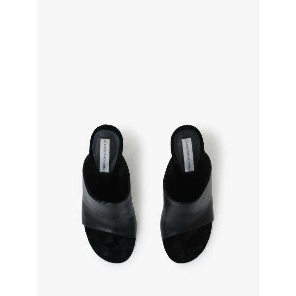Christopher Esber Carla Mule in Black | Mules | Coveti