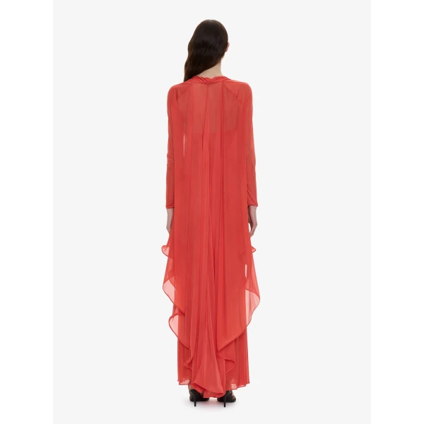 Christopher Esber Daya Cutaway Drawstring Dress in Paprika | Dresses | Coveti