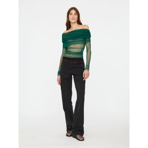 Christopher Esber Deconstruct Denim Jean in Black | Denim | Coveti