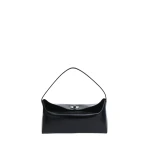Christopher Esber Doba Quartz Turnlock Polished Shoulder Bag in Black | Shoulder & Crossbody Bags | Coveti
