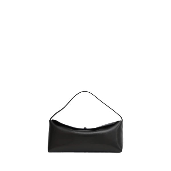 Christopher Esber Doba Quartz Turnlock Shoulder Bag in Black | Shoulder & Crossbody Bags | Coveti