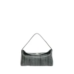 Christopher Esber Doba Quartz Turnlock Two Tone Shoulder Bag in Mineral Stripe | Shoulder & Crossbody Bags | Coveti