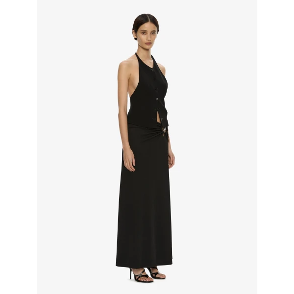 Christopher Esber Droplet Pendant Tailored Vest in Black | Vests | Coveti