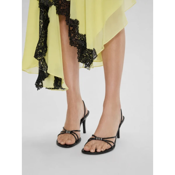 Christopher Esber Giro Heel in Black | Heels | Coveti