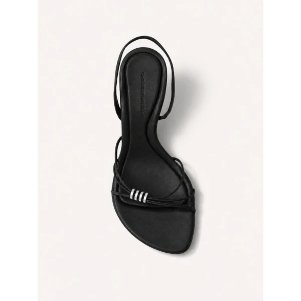 Christopher Esber Giro Heel in Black | Heels | Coveti