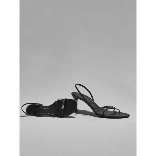 Christopher Esber Giro Heel in Black | Heels | Coveti
