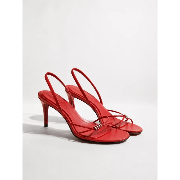 Christopher Esber Giro Heel in Flame | Heels | Coveti