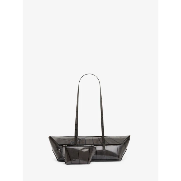 Christopher Esber Gondola Leaf Mini Tote in Black | Mini Bags | Coveti