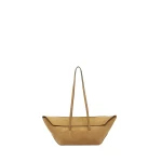 Christopher Esber Gondola Suede Small Tote in Cigar | Totes & Top-Handle Bags | Coveti