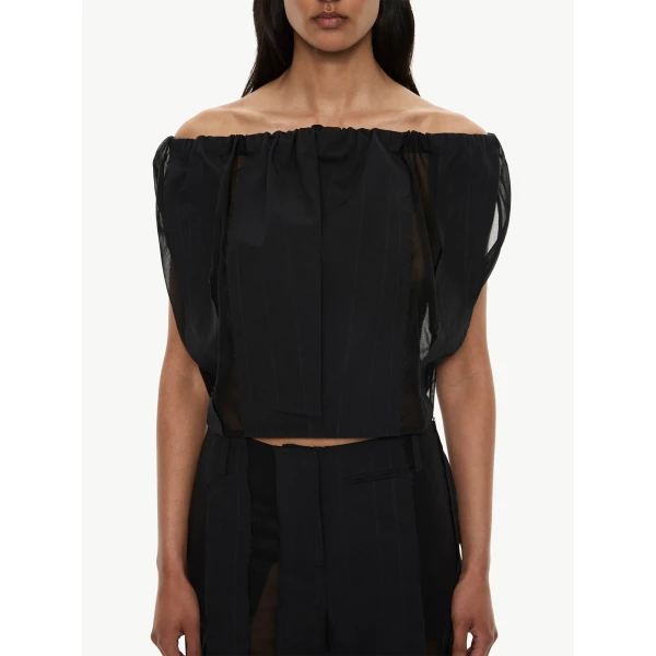 Christopher Esber Ignis Parachute Top in Black | Tops | Coveti