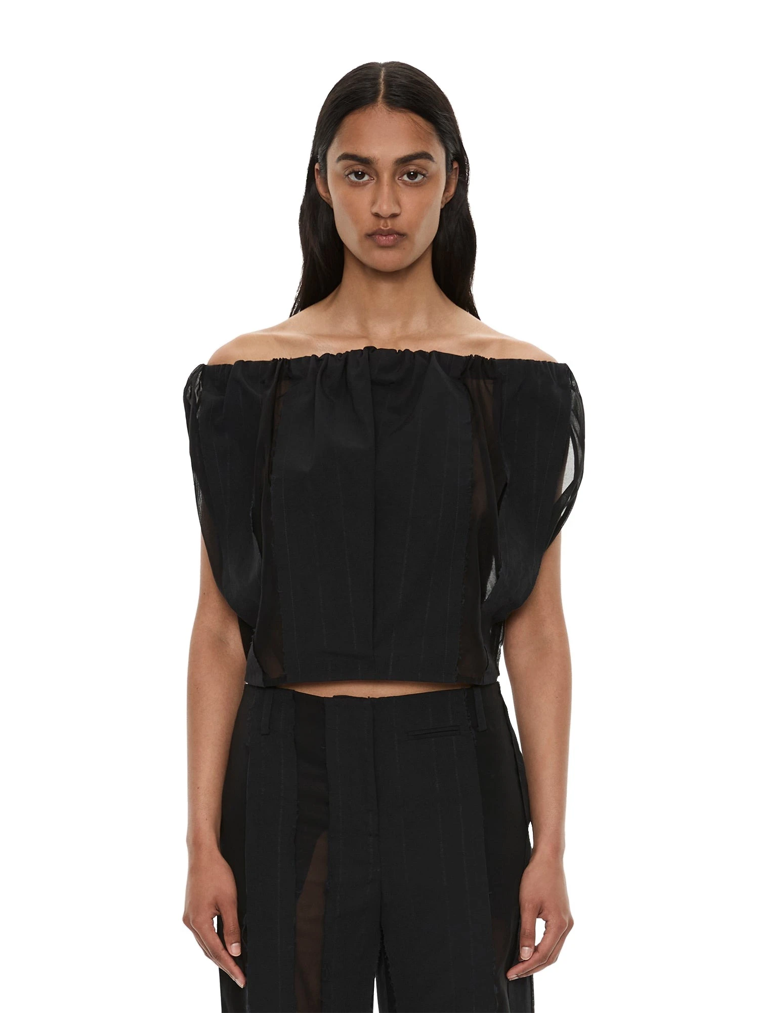 Christopher Esber Ignis Parachute Top in Black Christopher Esber Ignis Parachute Top in Black | Tops | Coveti