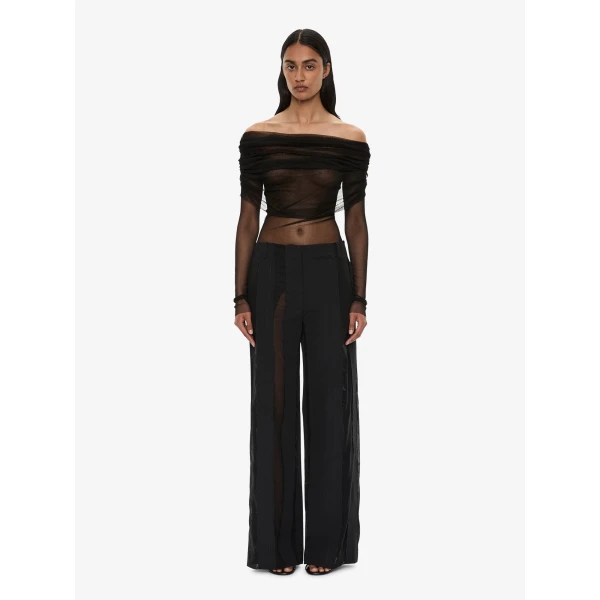 Christopher Esber Ignis Spliced Trouser in Black | Pants | Coveti