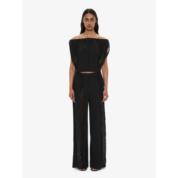 Christopher Esber Ignis Spliced Trouser in Black | Pants | Coveti
