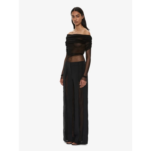 Christopher Esber Ignis Spliced Trouser in Black | Pants | Coveti