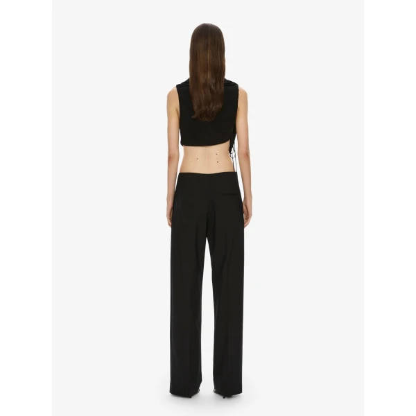 Christopher Esber Interlock Jersey Drape Top in Black | Tops | Coveti