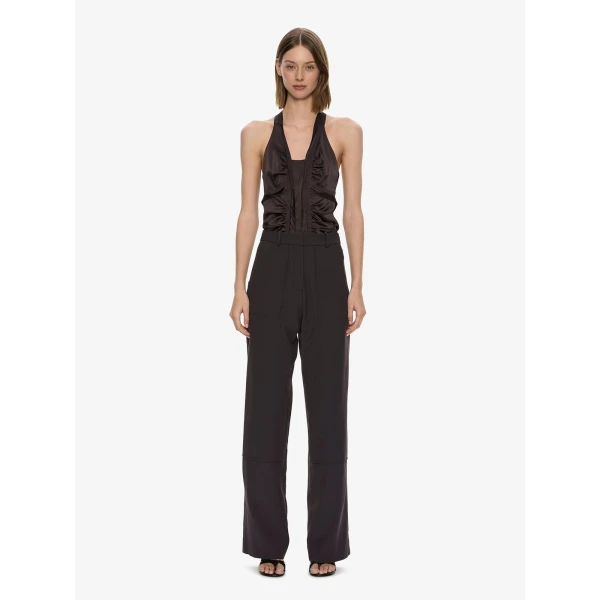 Christopher Esber Invert Silk Gwen Cami in Molasses | Camisoles | Coveti