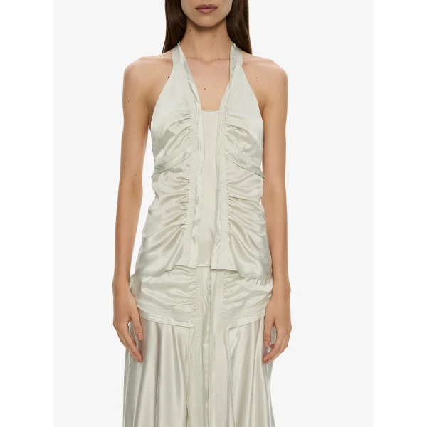 Christopher Esber Invert Silk Gwen Cami in Vapour Mint | Camisoles | Coveti