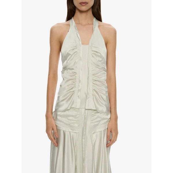 Christopher Esber Invert Silk Gwen Skirt in Vapour Mint | Skirts | Coveti